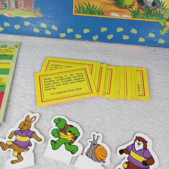 Franklin Goes to School Board Game Pressman 1998 Preschool Kids Fun - Picture 16 of 16